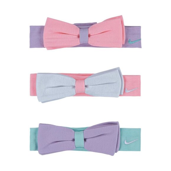 Nike Baby Girls Bow Headband 3 Pack - Picture 2 of 5